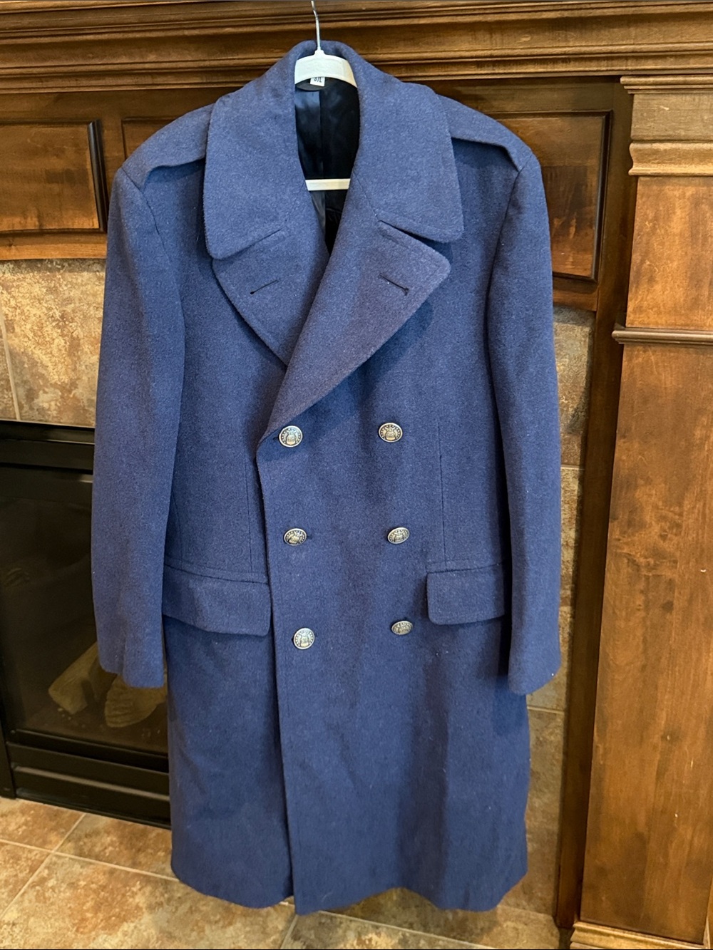 1949 USAF Blue-85 Wool Overcoat Military Excellent condition